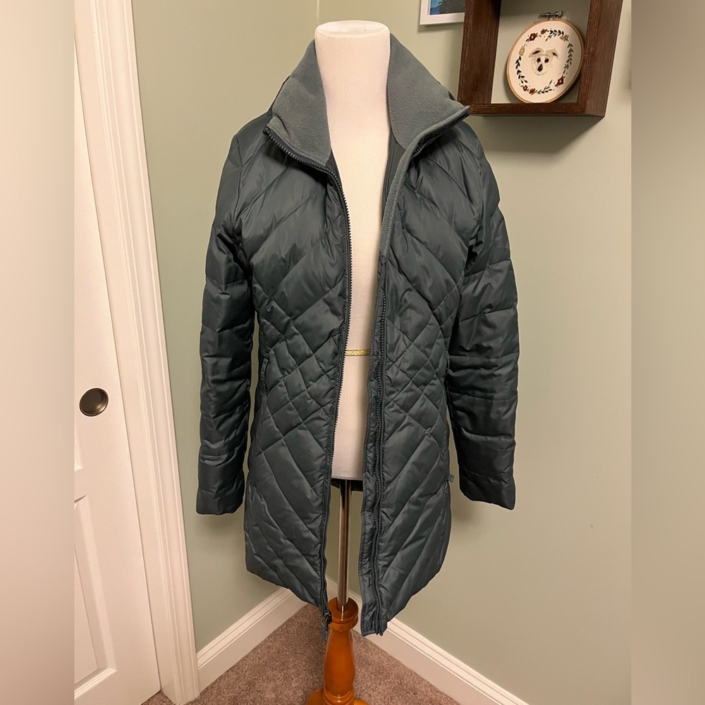 Eddie Bauer Women’s Winter Puffer Coat Small Slate Blue